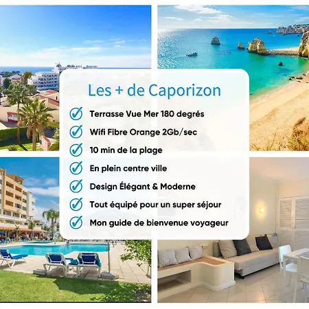 公寓 Caporizon-albufeira-vue Panoramique Mer-hyper Centre-4 Personnes *